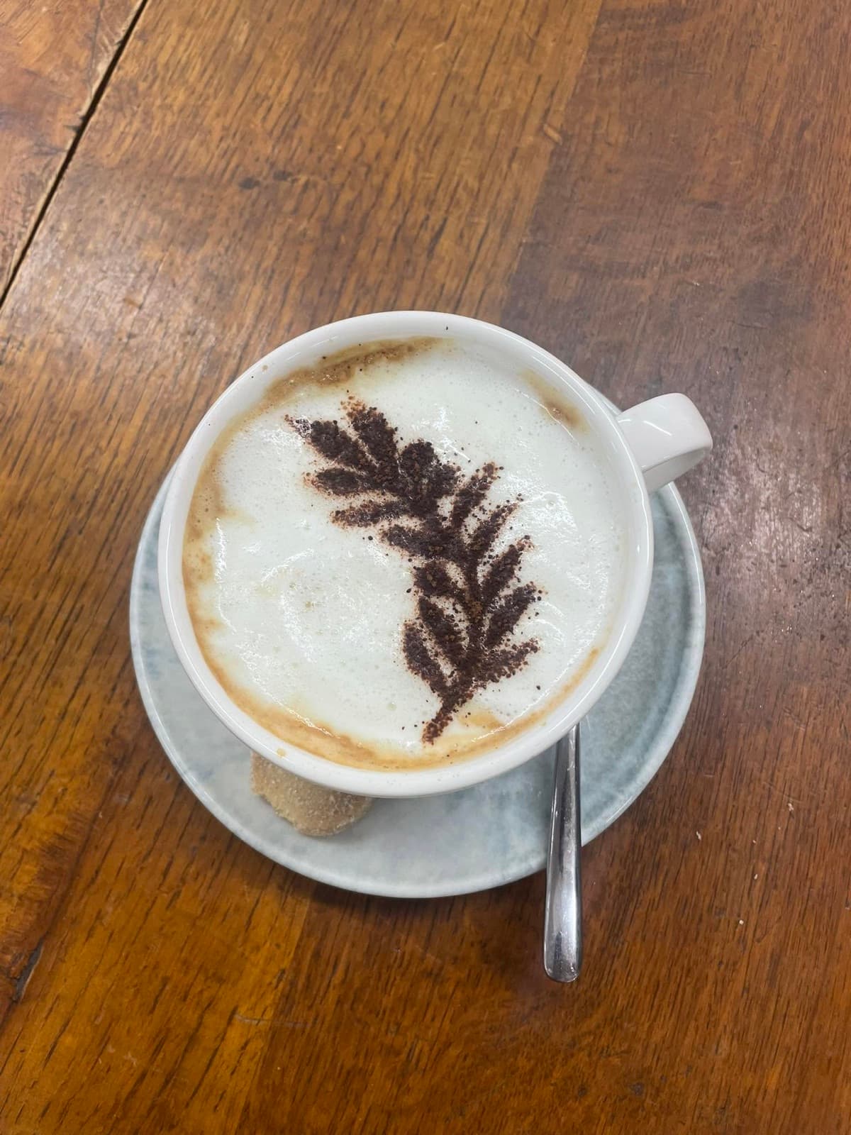 A cappuccino, finished properly