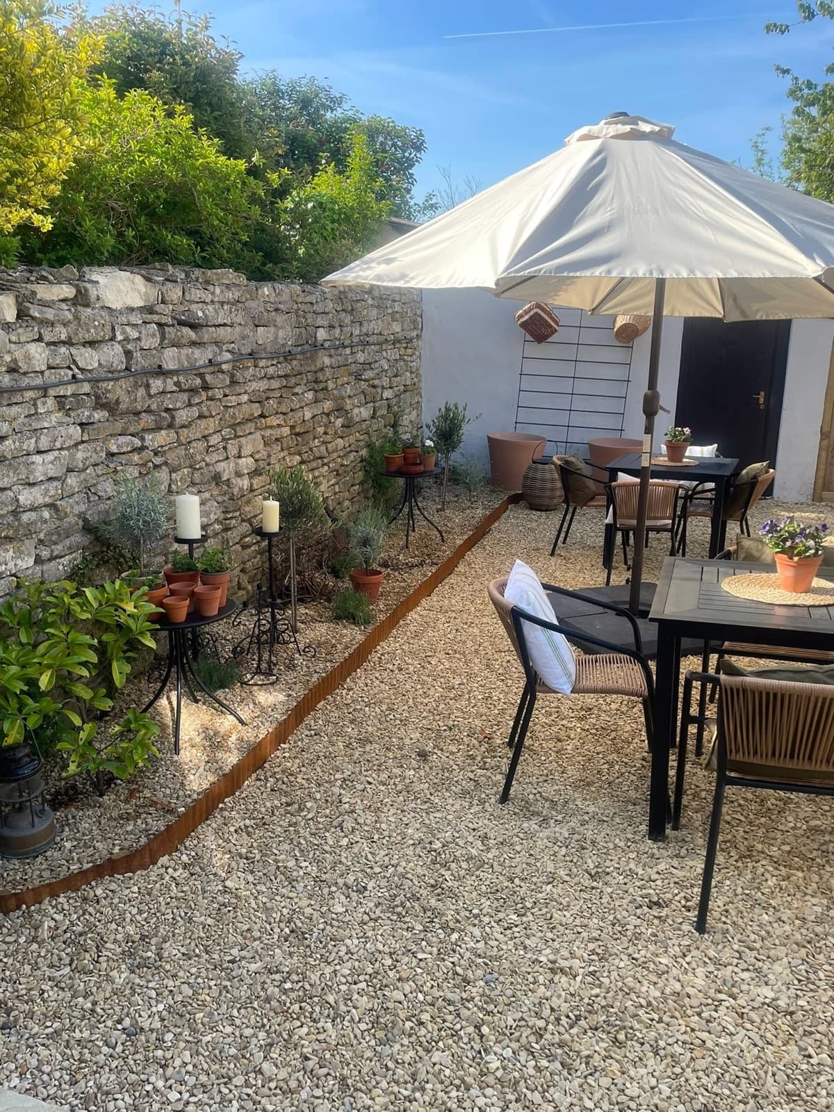 The courtyard garden